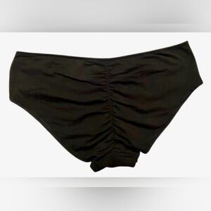 New Victoria’s Secret Sexy Black cotton ruched back Hiphugger panties VS Large L